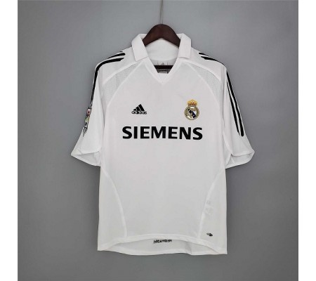 Real Madrid 05/06 Home White Soccer Jersey